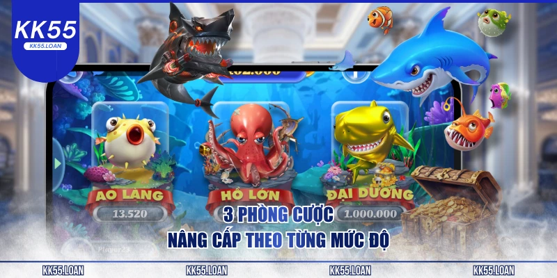 Phòng cược nâng cấp theo từng chế độ khác nhau