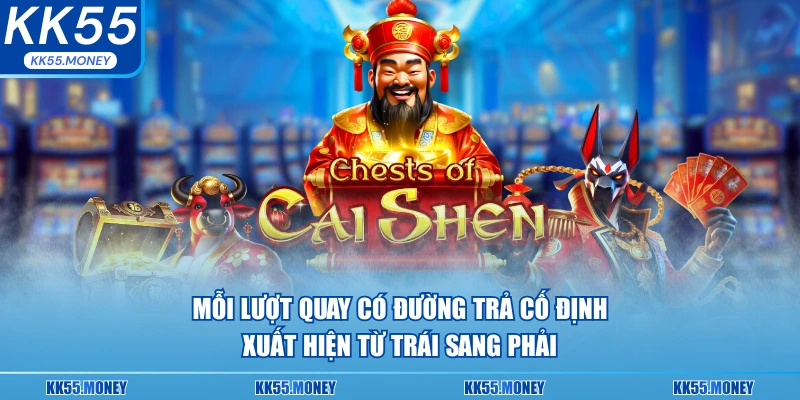 Mỗi lượt quay có đường trả thưởng cố định