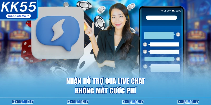 Hỗ trợ live chat nhanh chống không mất cước